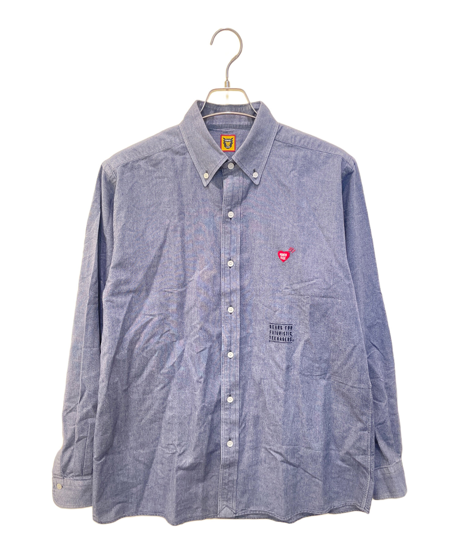 中古・古着通販】HUMAN MADE (ヒューマンメイド) ボタンダウンシャツ