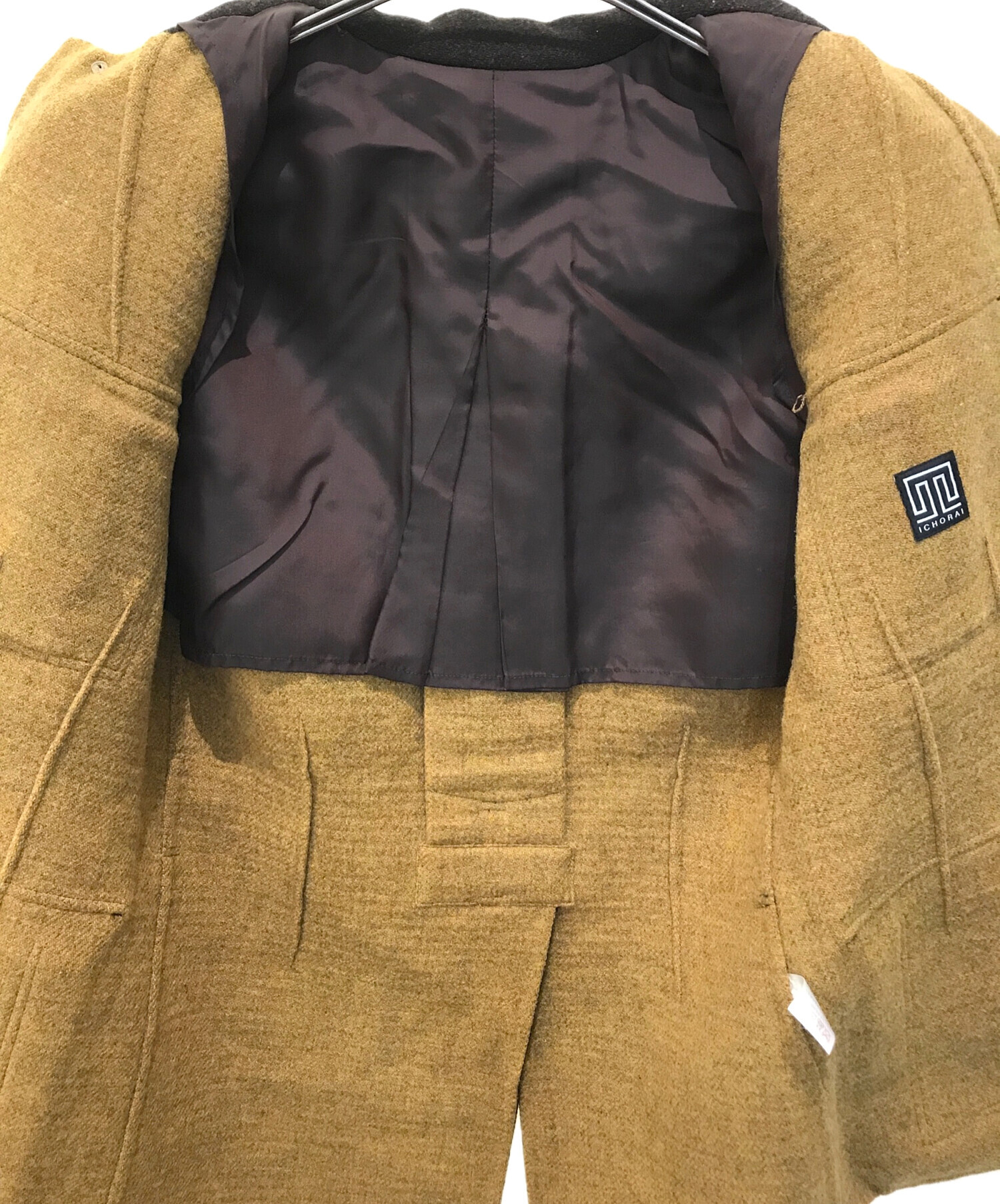 中古・古着通販】ichorai (イコライ) ウールサファリジャケット 