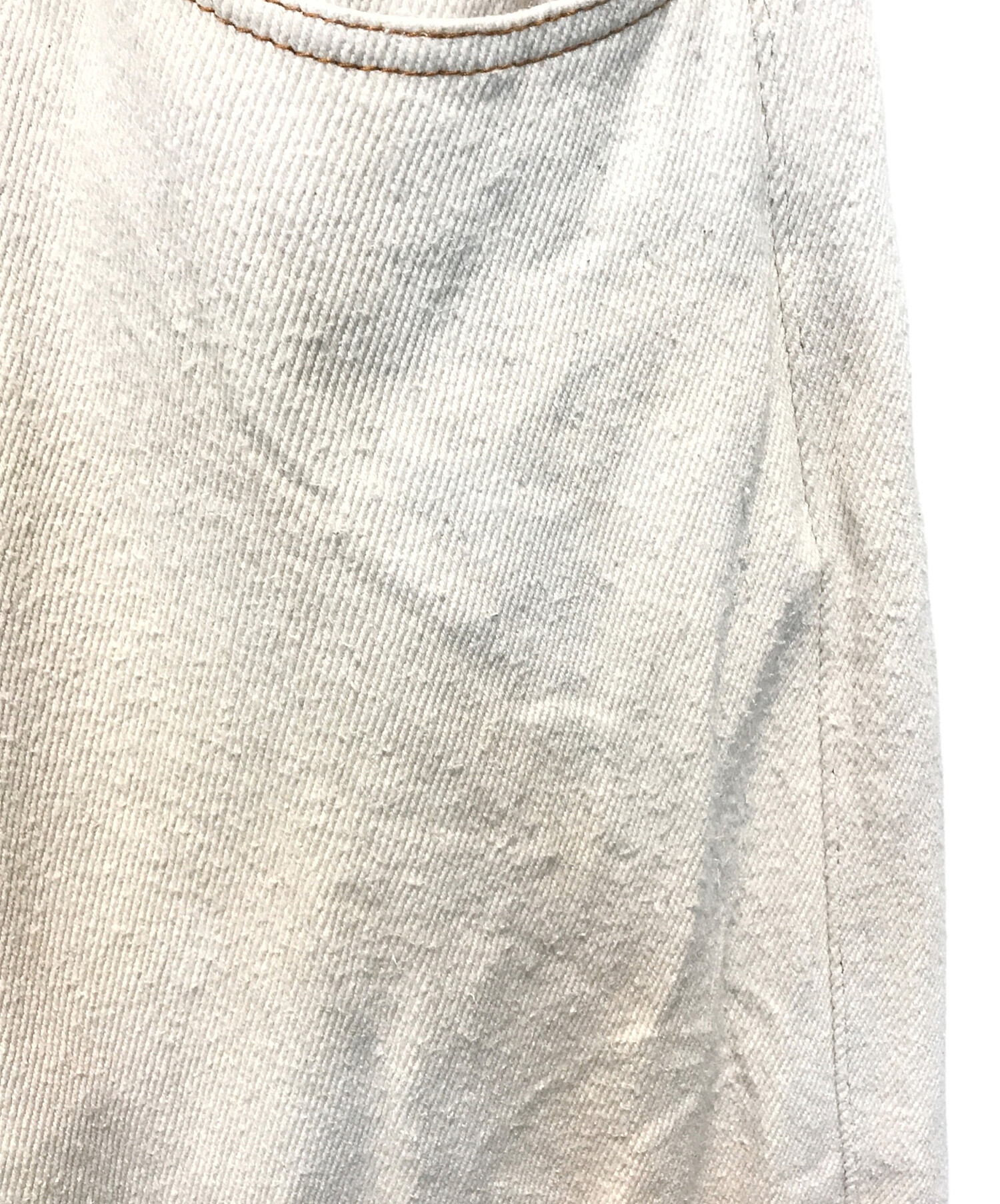 中古・古着通販】Cornier (コルニエ) SILK NEP DENIM ホワイト サイズ