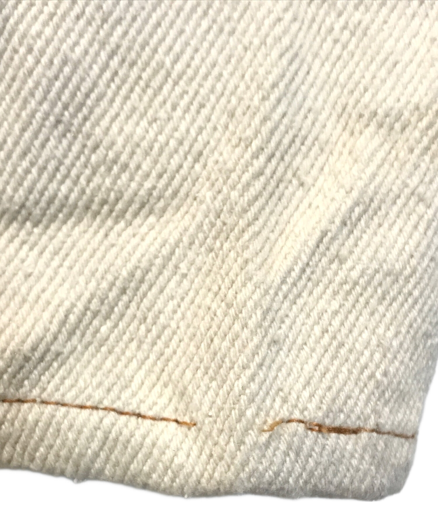 中古・古着通販】Cornier (コルニエ) SILK NEP DENIM ホワイト サイズ