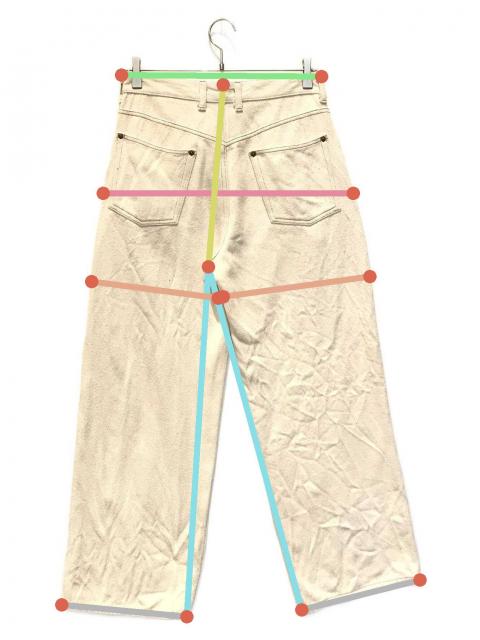 中古・古着通販】Cornier (コルニエ) SILK NEP DENIM ホワイト サイズ