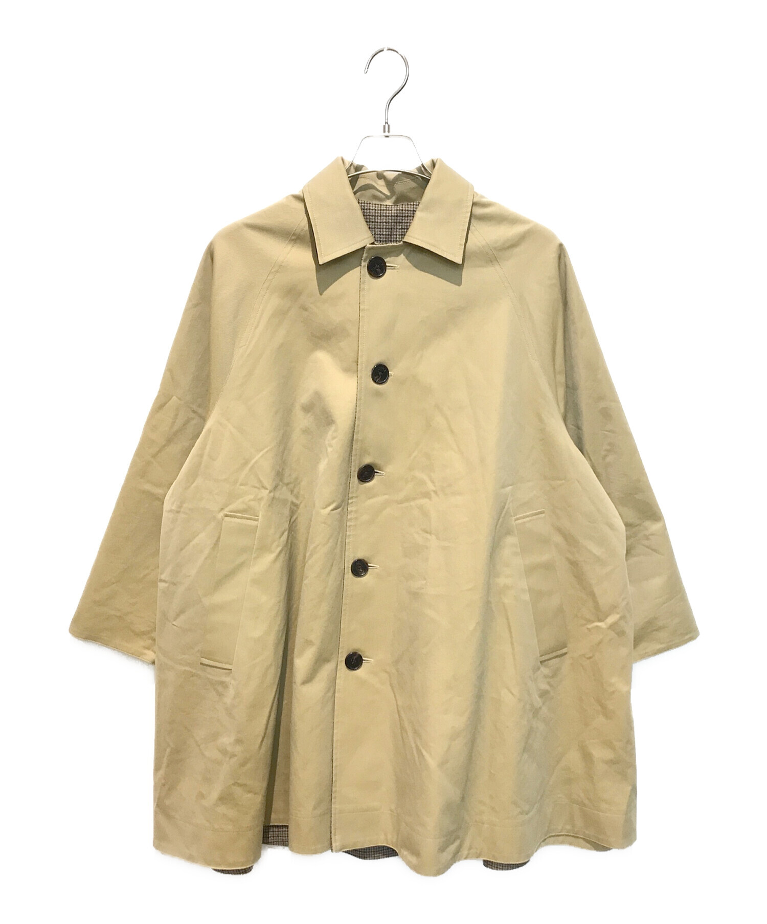 中古・古着通販】ticca (ティッカ) リバーシブルステンカラーコート