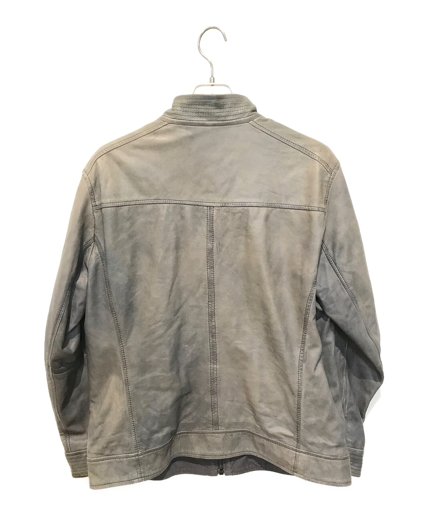 中古・古着通販】BOSS HUGO BOSS (ボス ヒューゴボス) レザーボンバー 