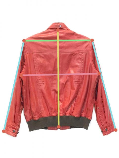 g-stage Leather jacket 3回使用 中古・古着通販】G-Stage (ジーステージ) レザージャケット レッド