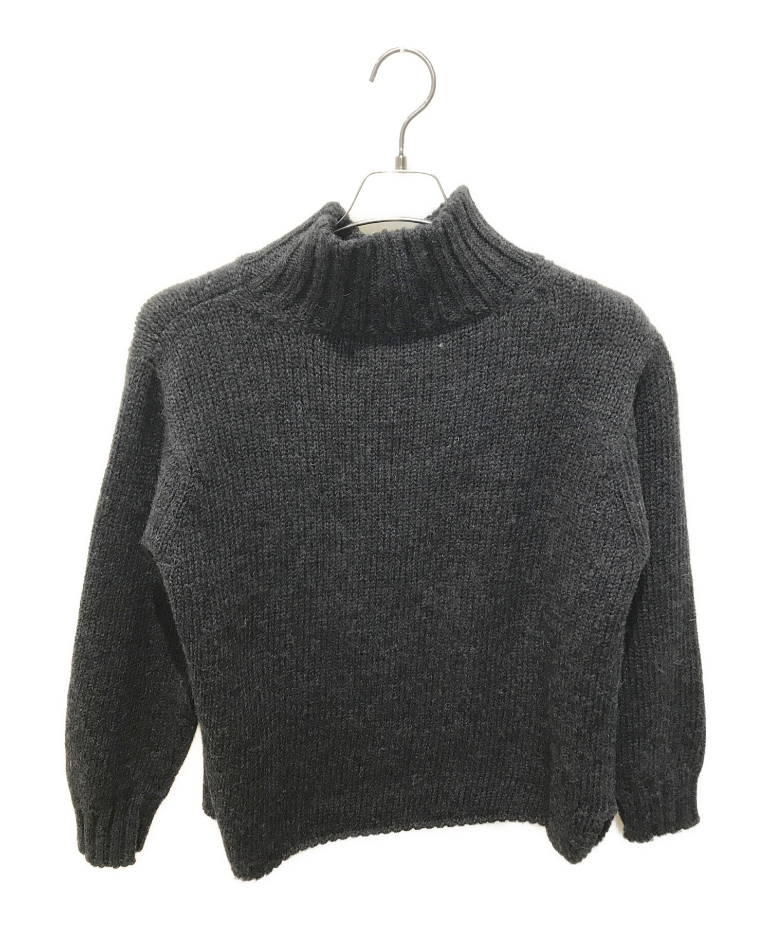 MHL エムエイチエル ハイネックニット ウール スコットランド製 【公式 