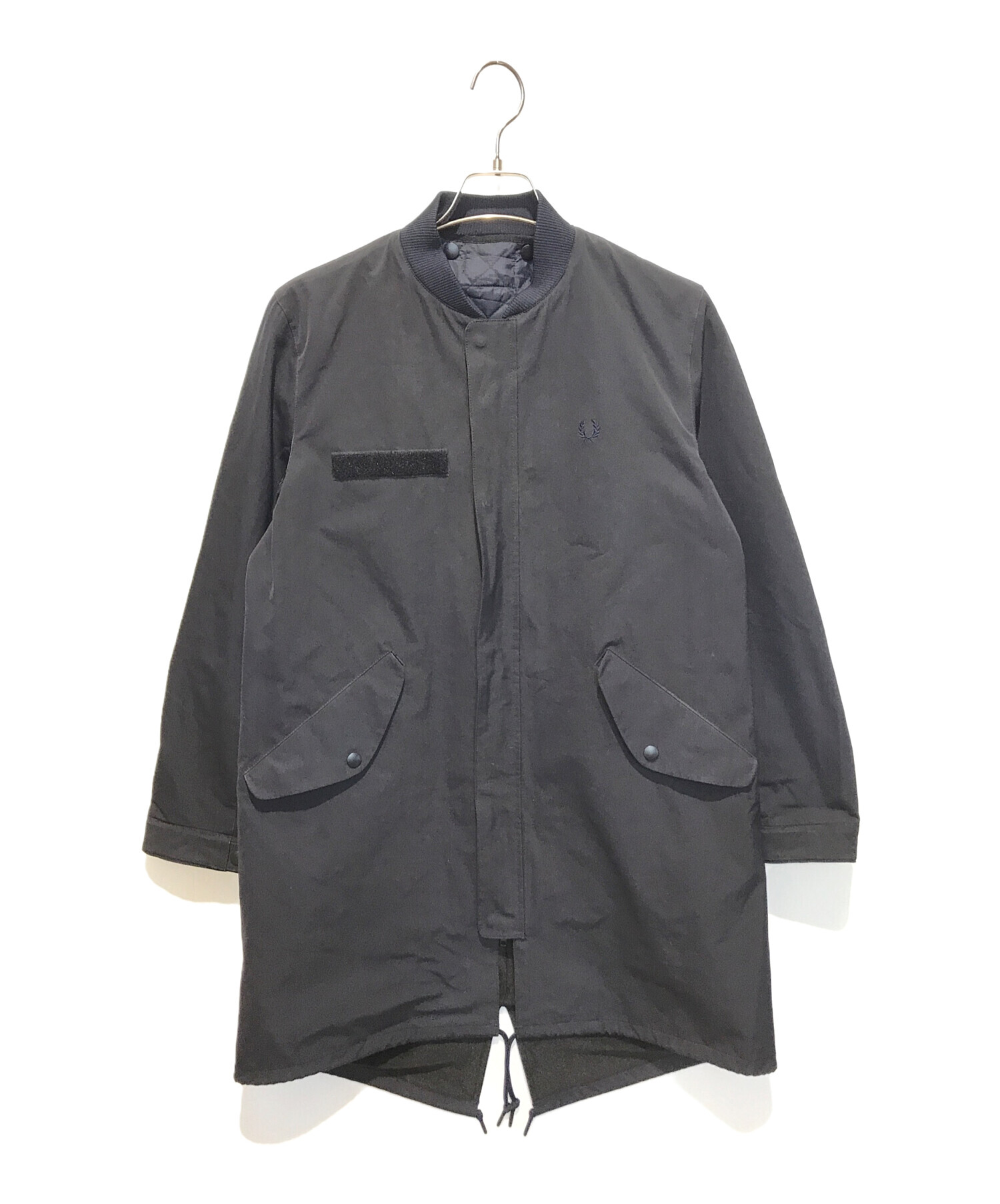 極美品　フレッドペリー ボンバーコート ミリタリー ボタン カーキ　0018 極美品 フレッドペリー ボンバーコート ミリタリー ボタン