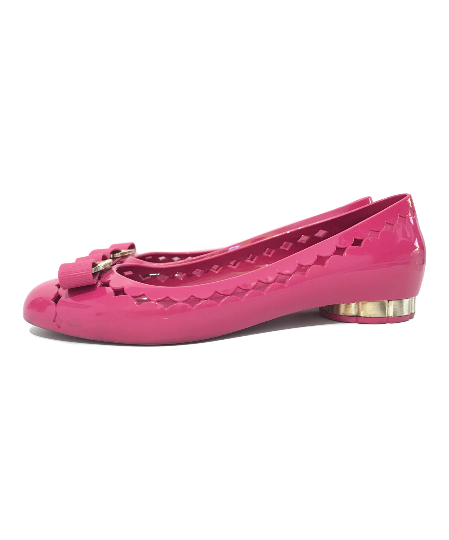 【美品】Salvatore Ferragamo ラバーパンプス 中古・古着通販】Salvatore Ferragamo (サルヴァトーレ フェラガモ
