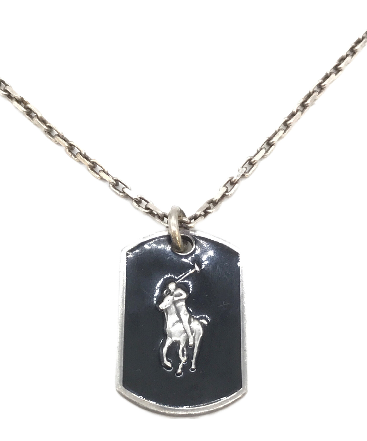 最終‼️‼️Ralph Lauren ネックレス 925 ビンテージ ラルフローレン 楽天市場】ラルフローレン オーバル タグ ネックレス シルバー