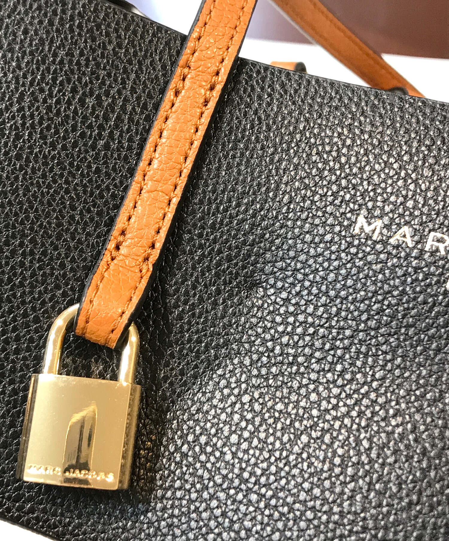 中古・古着通販】MARC JACOBS (マークジェイコブス) バイカラーレザー 