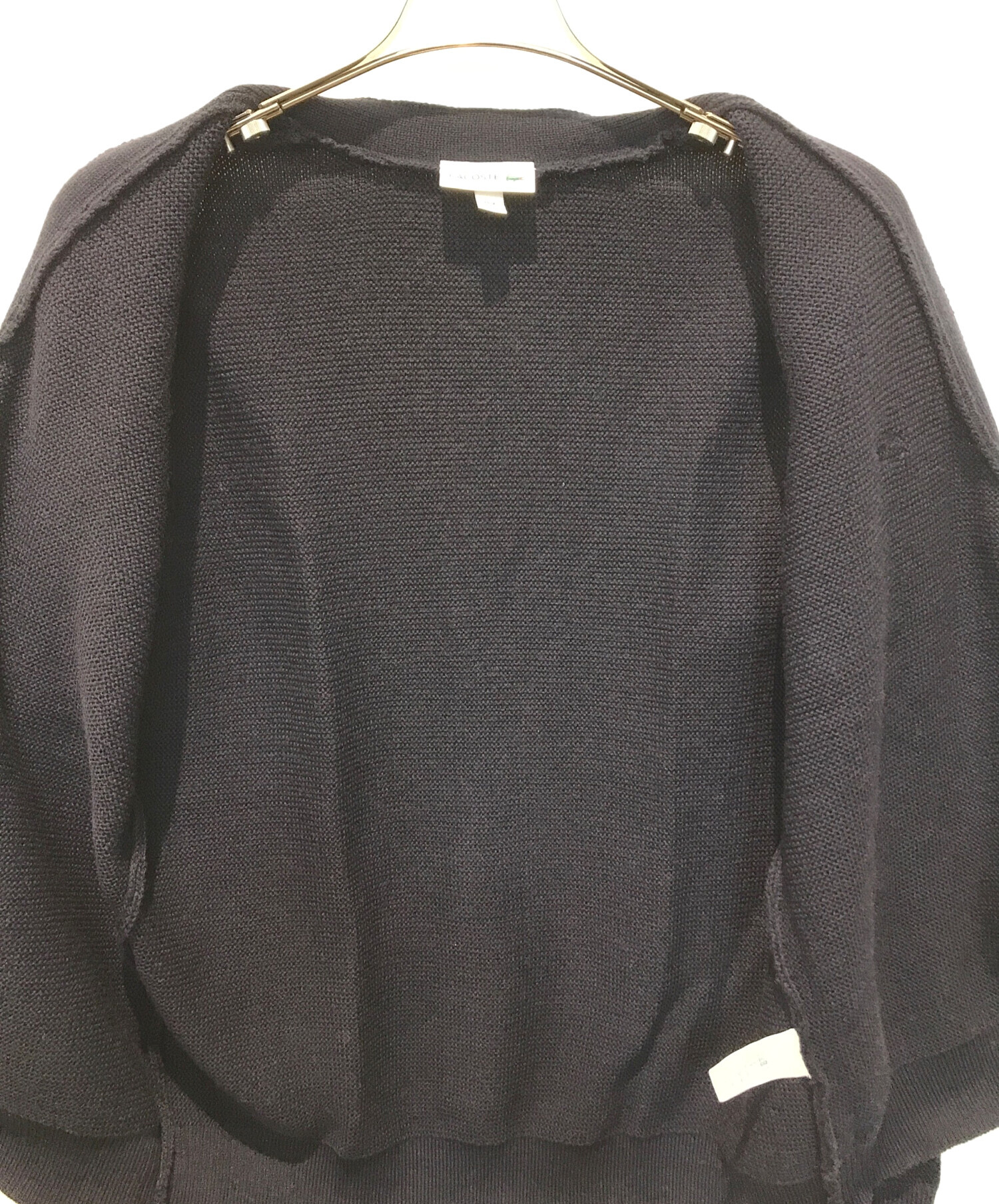 中古・古着通販】LACOSTE (ラコステ) ミリタリーニットカーディガン 