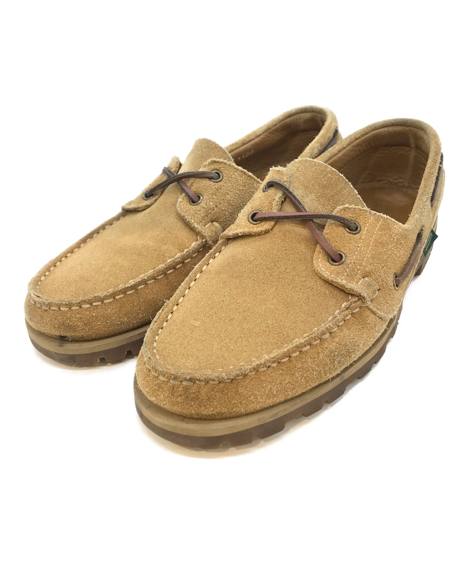 中古・古着通販】PARABOOT (パラブーツ) デッキシューズ ベージュ 