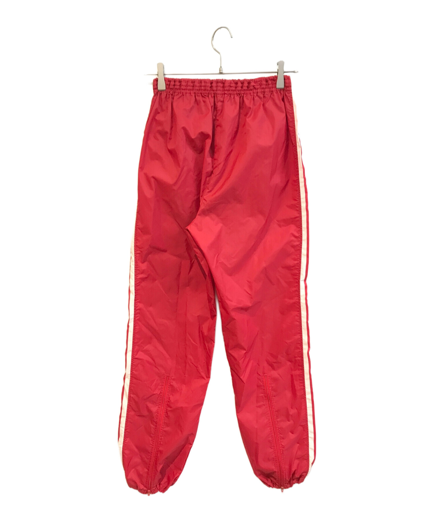 中古・古着通販】adidas (アディダス) ナイロンパンツ レッド サイズ:S