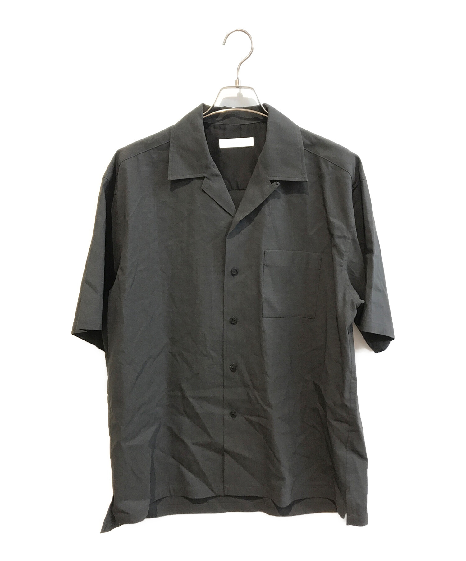中古・古着通販】Cornier (コルニエ) WOOL PAPER HALF SLEEVE SHIRTS
