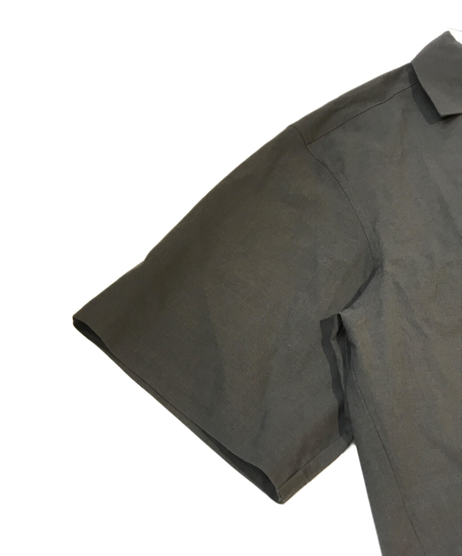 コルニエ cornier PAPER HALF SLEEVE SHIRT シャツ 中古・古着通販】Cornier (コルニエ) WOOL PAPER HALF SLEEVE SHIRTS