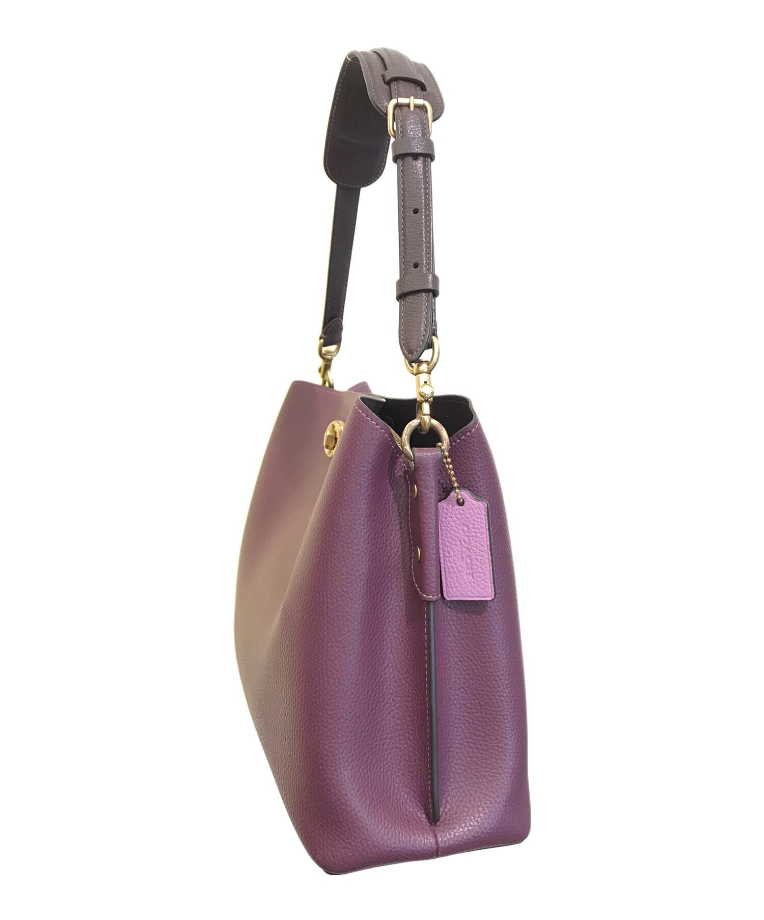 中古・古着通販】COACH (コーチ) ウィロウ バケットバッグ パープル