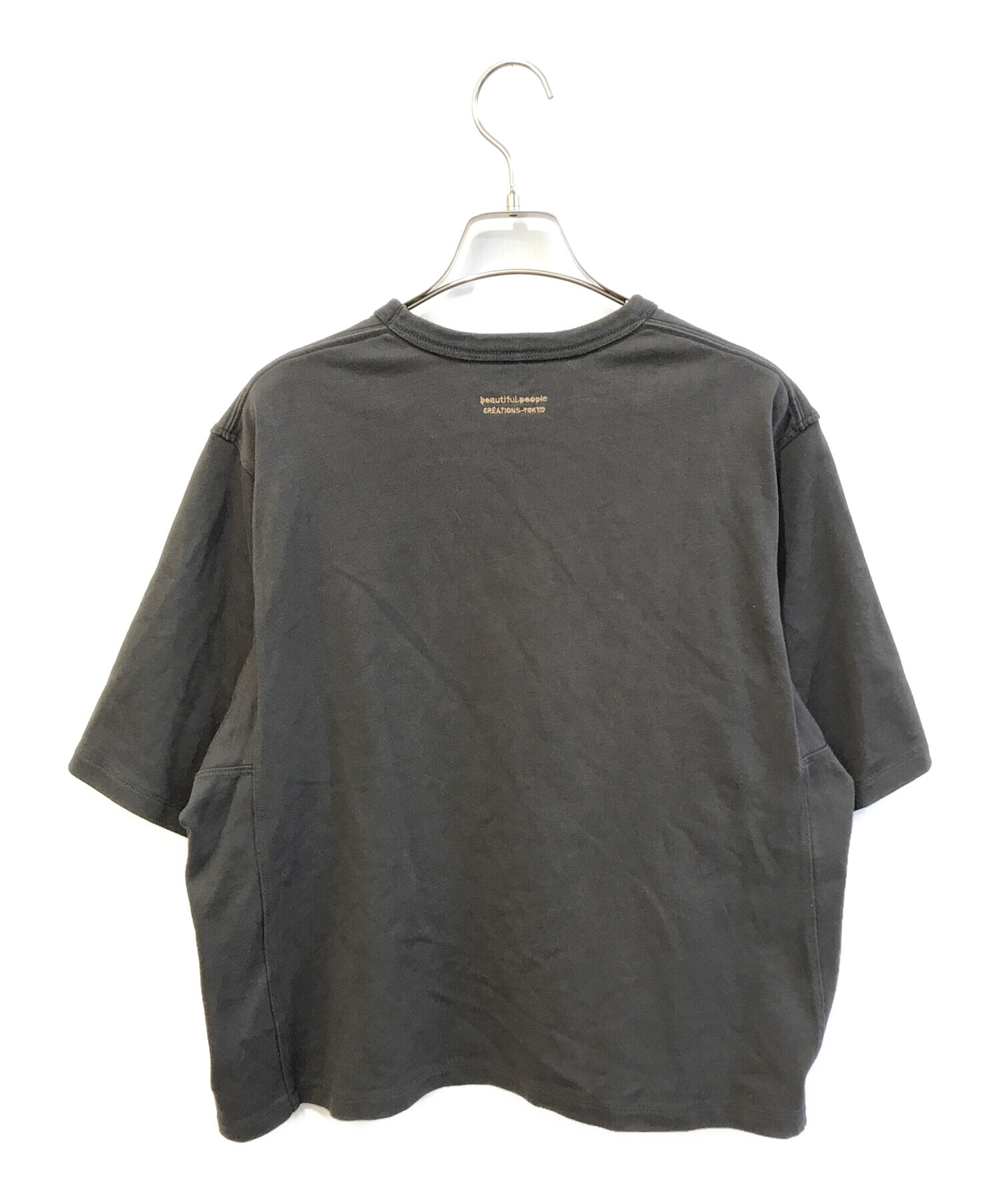 beautiful people Tシャツ・カットソー 38(M位) 黒 【古着】【中古】 beautiful people（ビューティフルピープル） tシャツ レディース