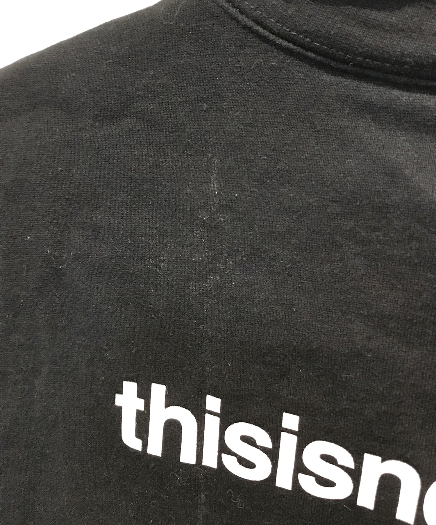 thisisneverthat ブラック パーカー M ブラック（黒）系 