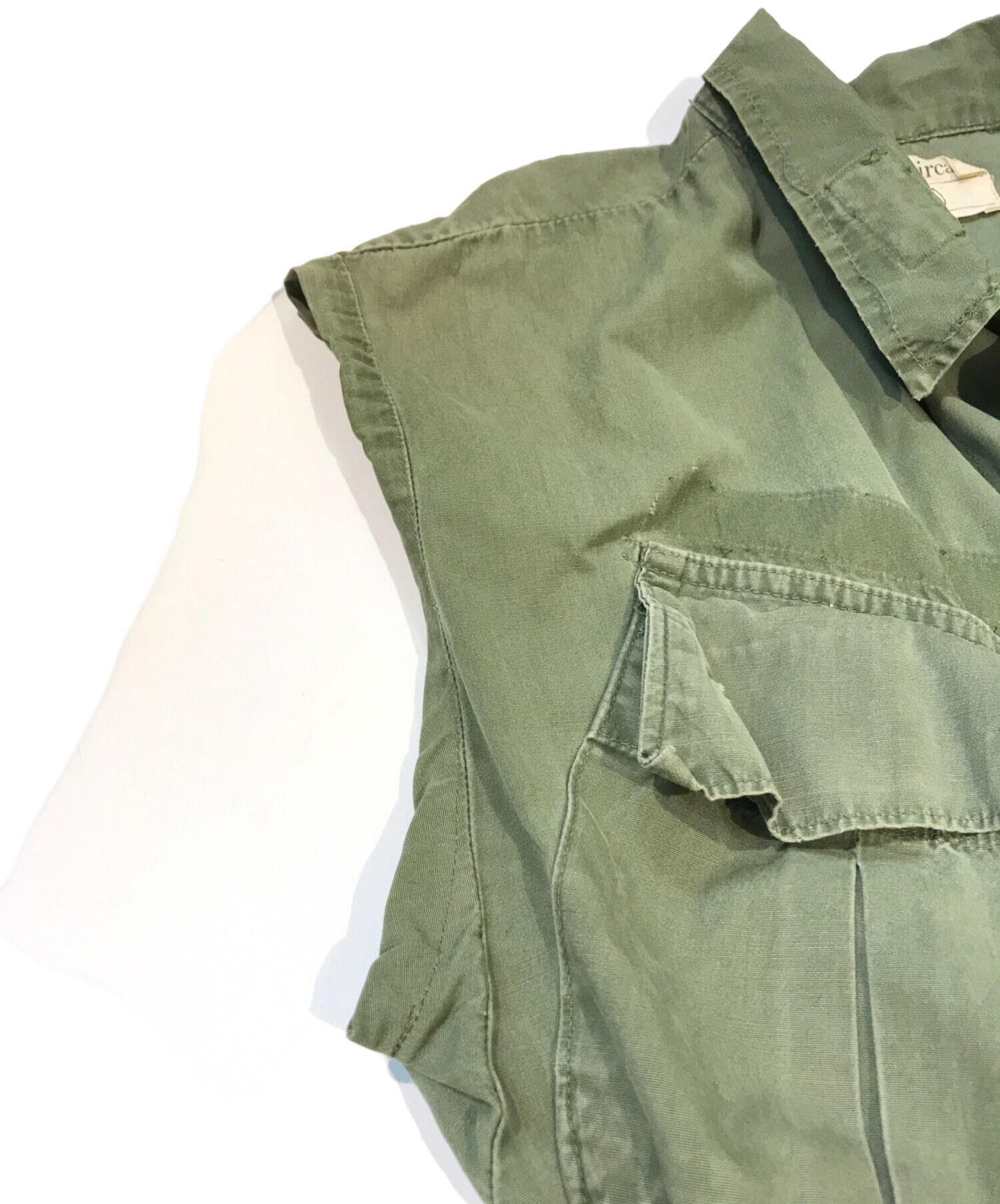 中古・古着通販】77circa (ナナナナサーカ) ミリタリーリメイクベスト