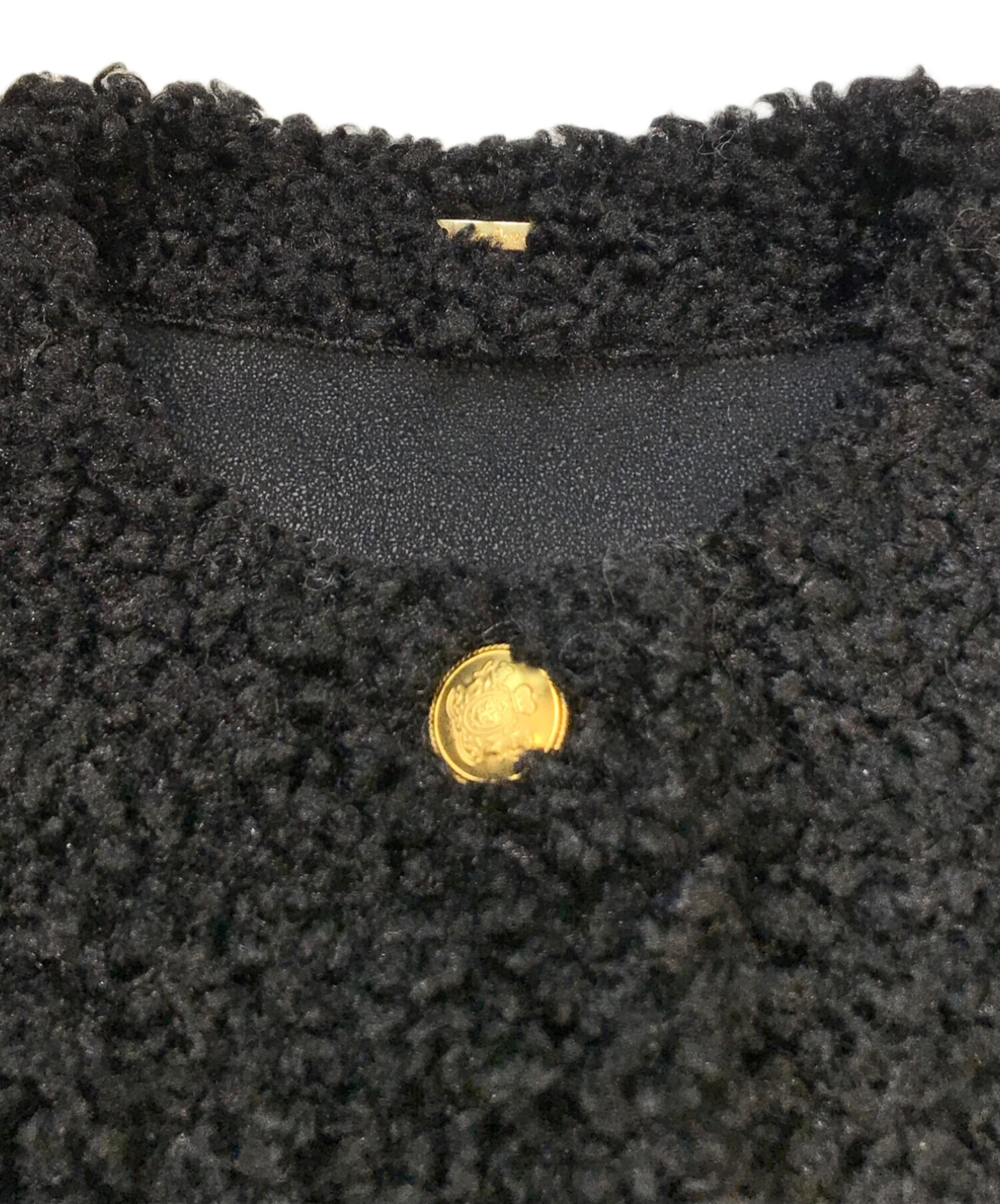 中古・古着通販】Mila Owen (ミラオーウェン) 金釦ノーカラー