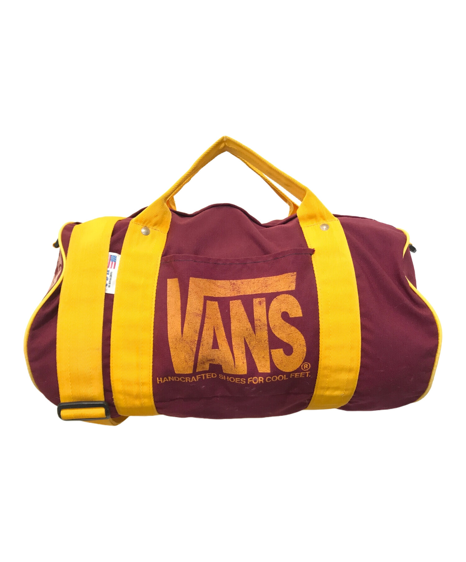 中古・古着通販】VANS (バンズ) ボストンバッグ ボルドー｜ブランド
