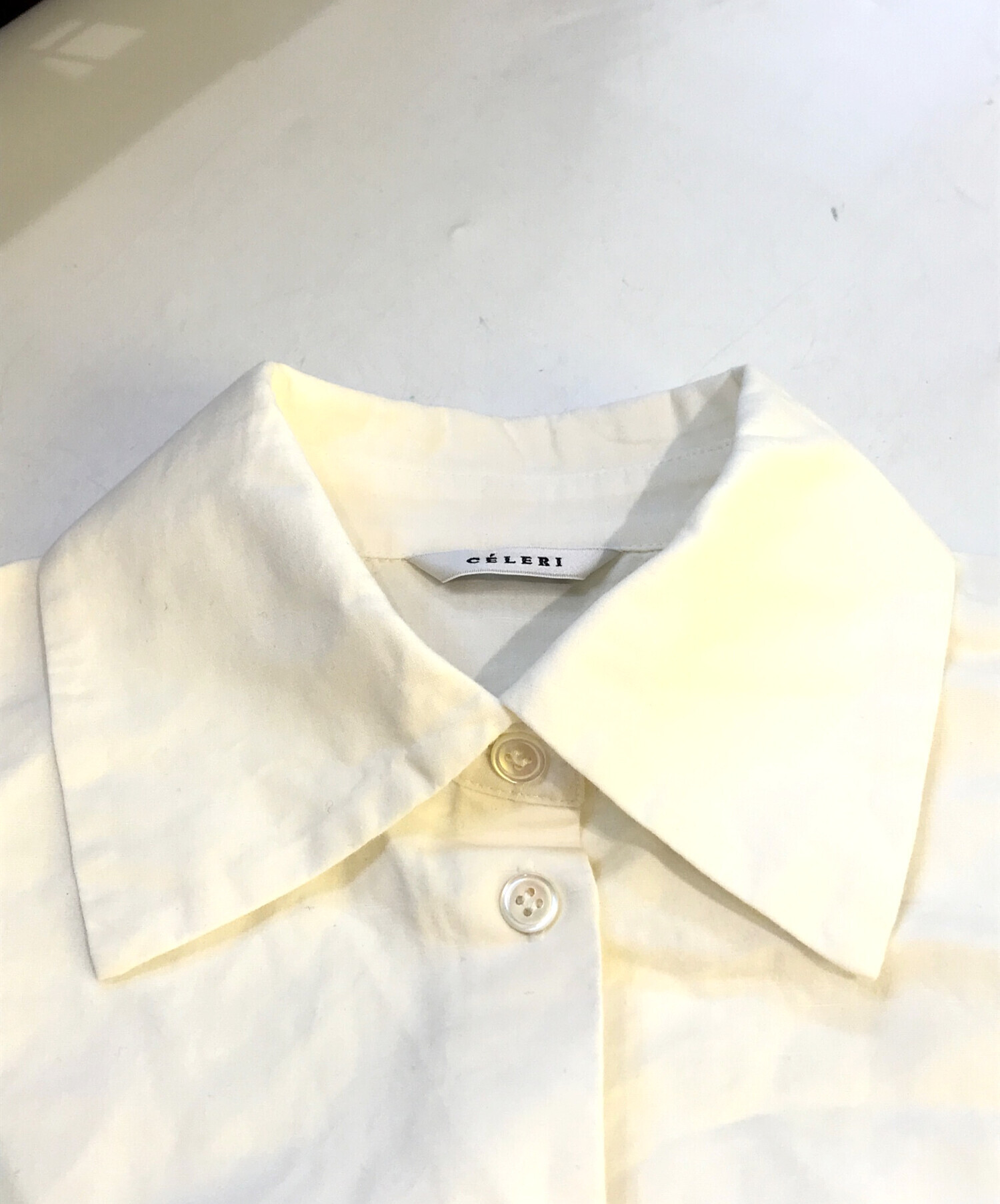 中古・古着通販】CELERI (セルリ) ミニドレス ホワイト サイズ:M 