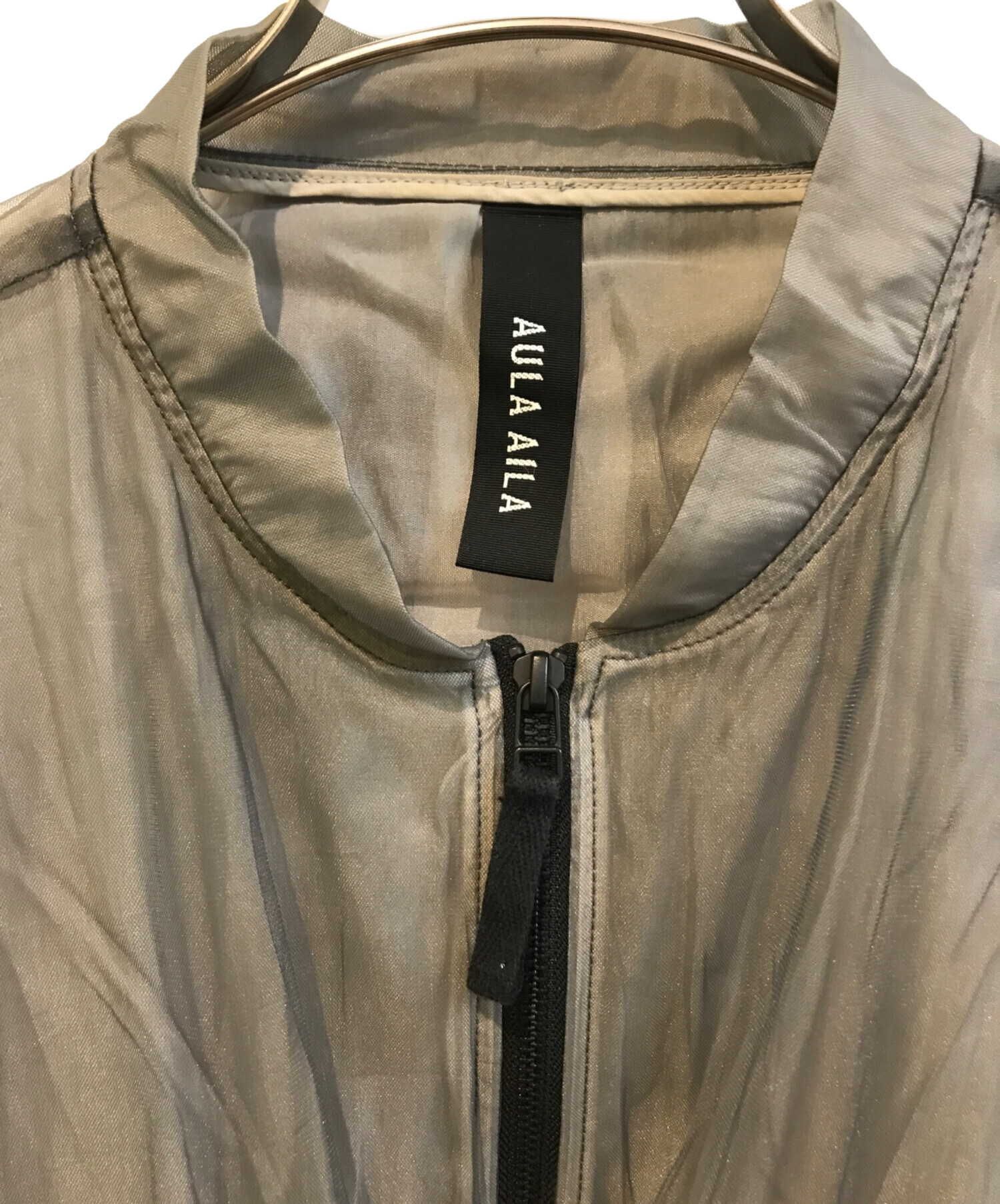 中古・古着通販】AULA AILA (アウラアイラ) SHEER BLOUSON 1231-02057