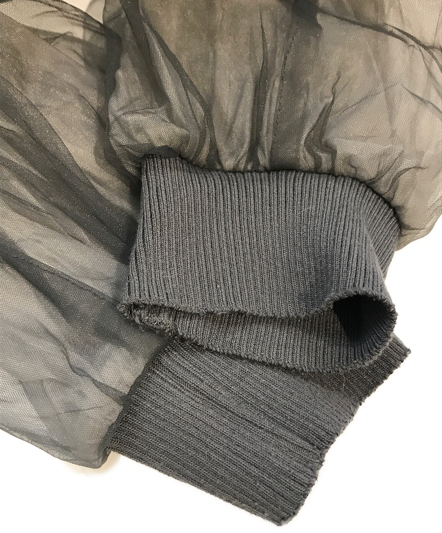 中古・古着通販】AULA AILA (アウラアイラ) SHEER BLOUSON 1231-02057