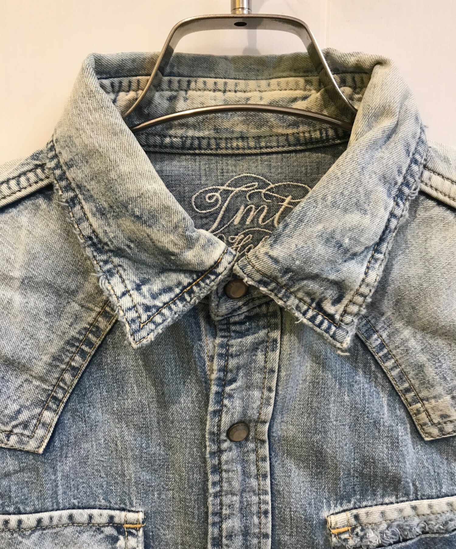 中古・古着通販】TMT (ティーエムティー) デニムウエスタンシャツ TSH 