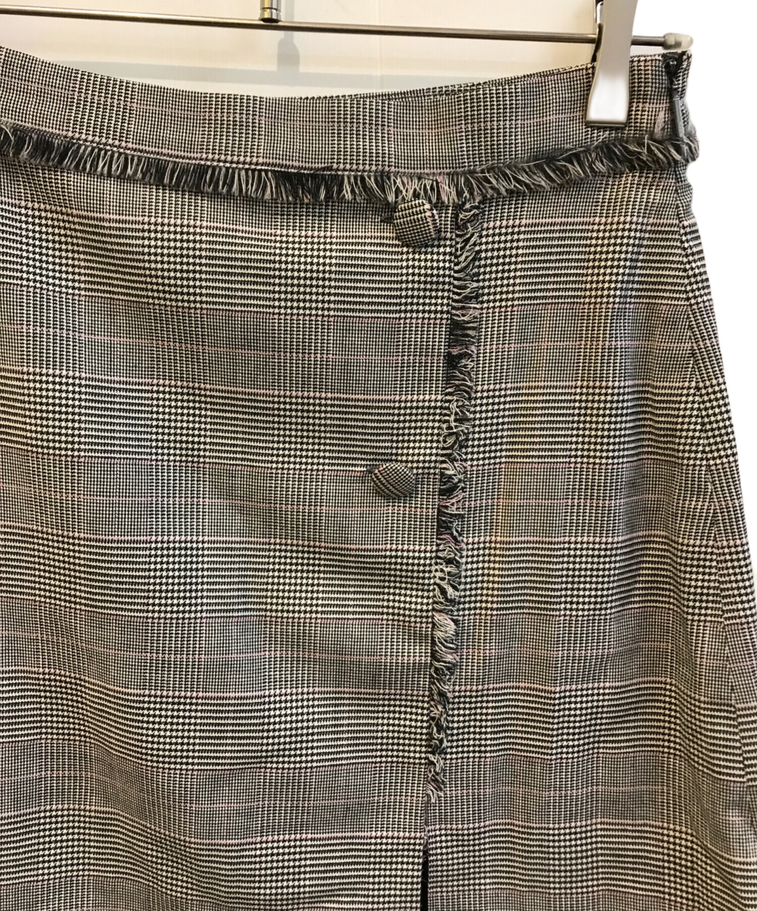 中古・古着通販】MSGM (エムエスジーエム) チェックスカート