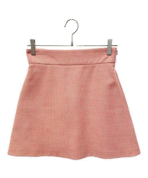 Miu Miu ミュウミュウ Y2K フェイクファー付シルクスカート サイズ40 Miu Miu ミュウミュウ Y2K フェイクファー付シルクスカート