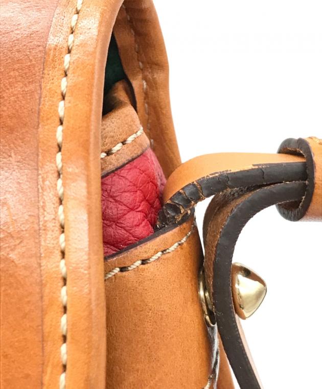 Dooney&Bourke ドゥーニーアンドバーク ショルダーバッグ レザー 赤 中古・古着通販】DOONEY&BOURKE (ドゥーニーアンドバーク