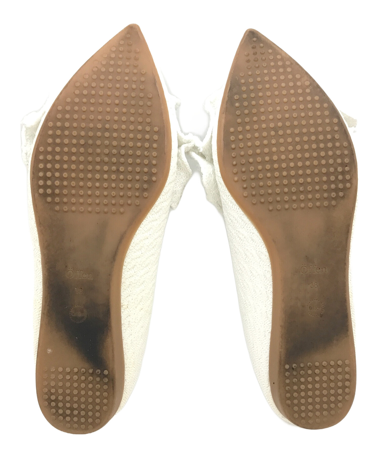 中古・古着通販】offen (オッフェン) パンプス ホワイト サイズ:38