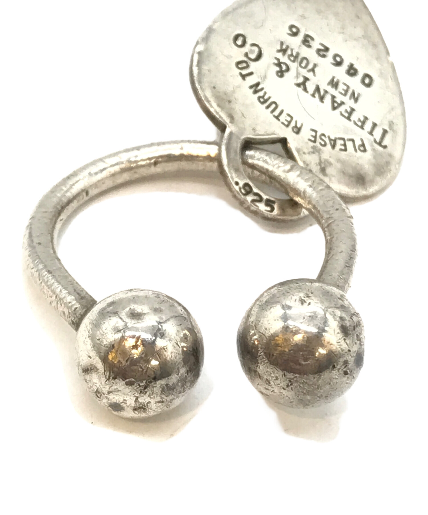TIFFANY ティファニー リターントゥハート キーリング シルバー 中古・古着通販】Tiffany & Co. (ティファニー) リターントゥハート
