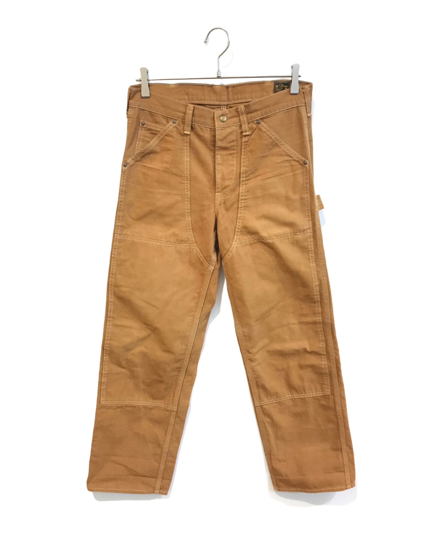 ビンテージ ペインターデニムパンツ Lサイズ 色落ち◎ ダブルニー orslow ビンテージ ペインターデニムパンツ Lサイズ 色落ち◎ ダブルニー