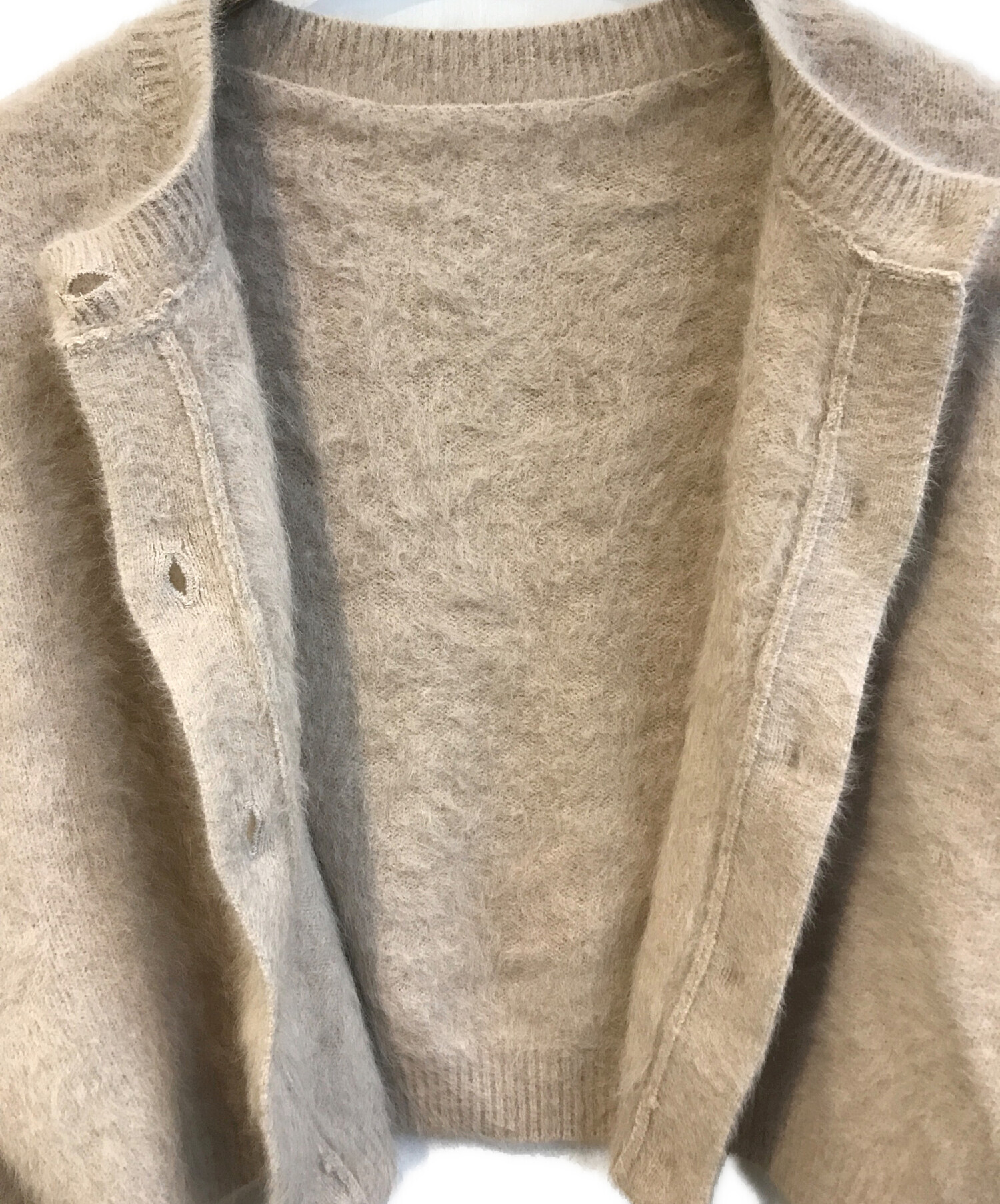 【美品】COLLAGE GALLARDAGALANTE 厚手 ニットカーディガン 中古・古着通販】COLLAGE GALLARDAGALANTE (コラージュ ガリャルダ