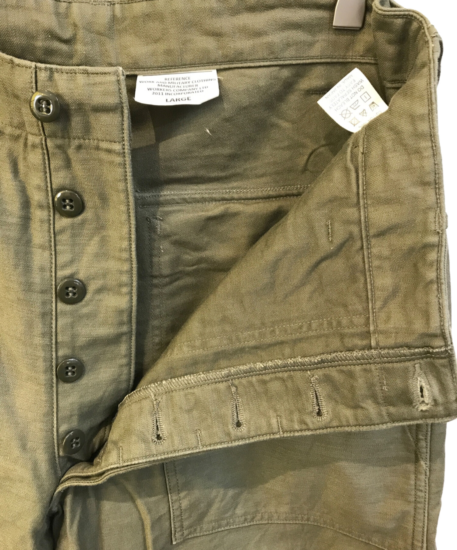 中古・古着通販】WORKERS (ワーカーズ) ベイカーパンツ オリーブ