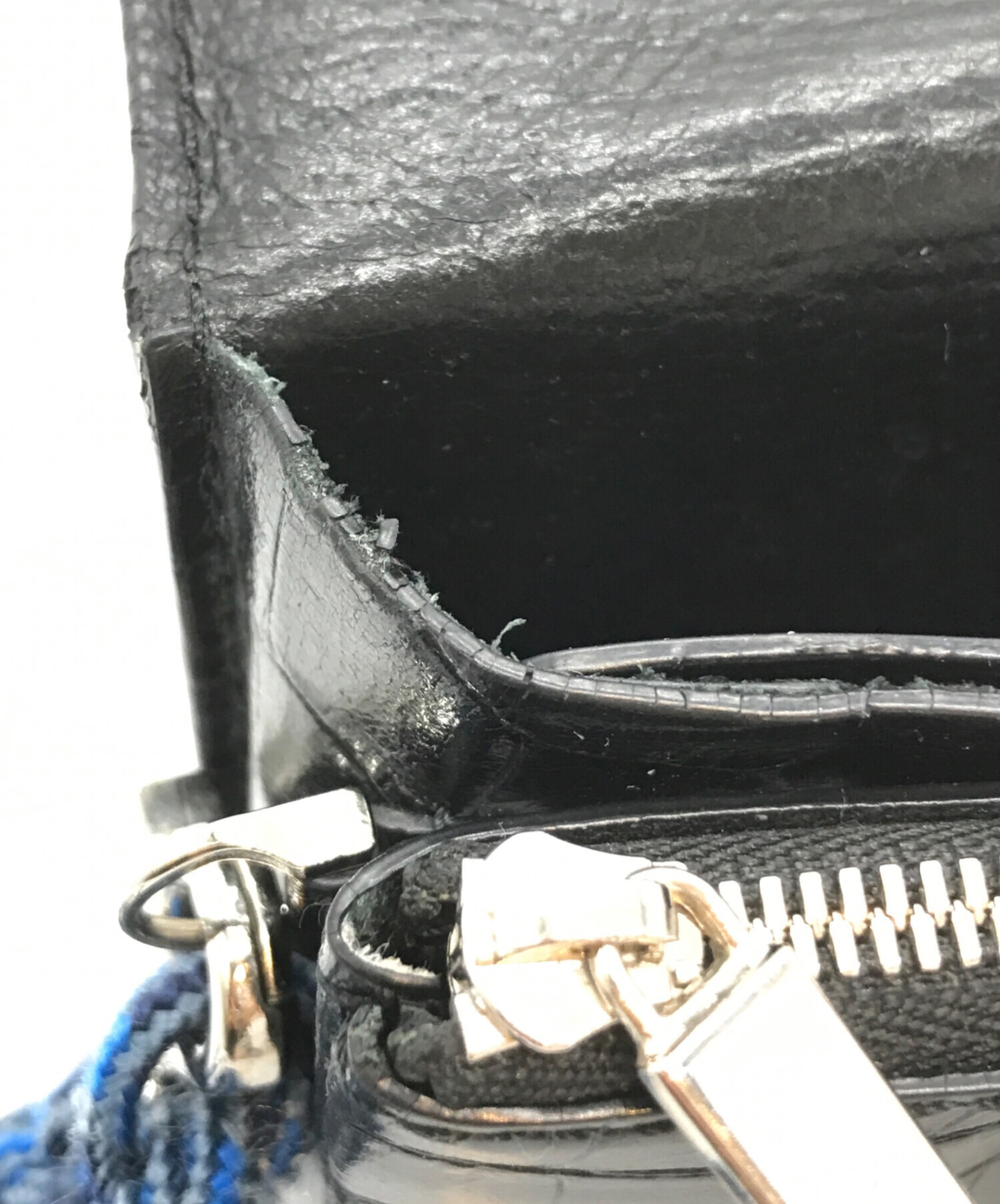 中古・古着通販】ithelicy (イザリシー) クロコ型押しレザーウォレット