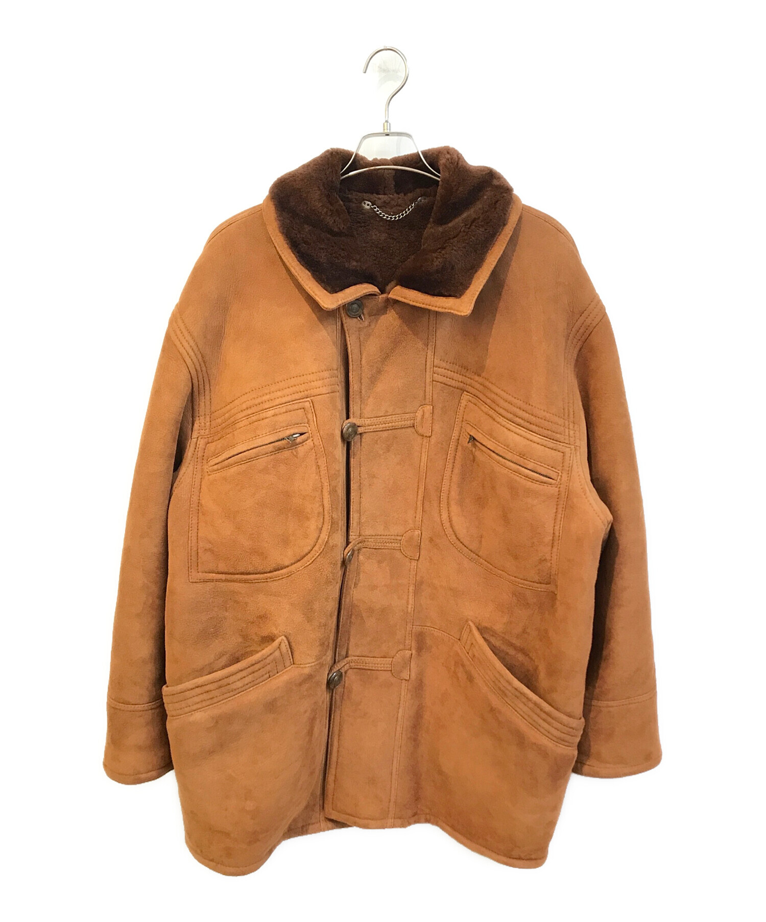 中古・古着通販】SHEARLING (シャーリング) ムートンコート ブラウン