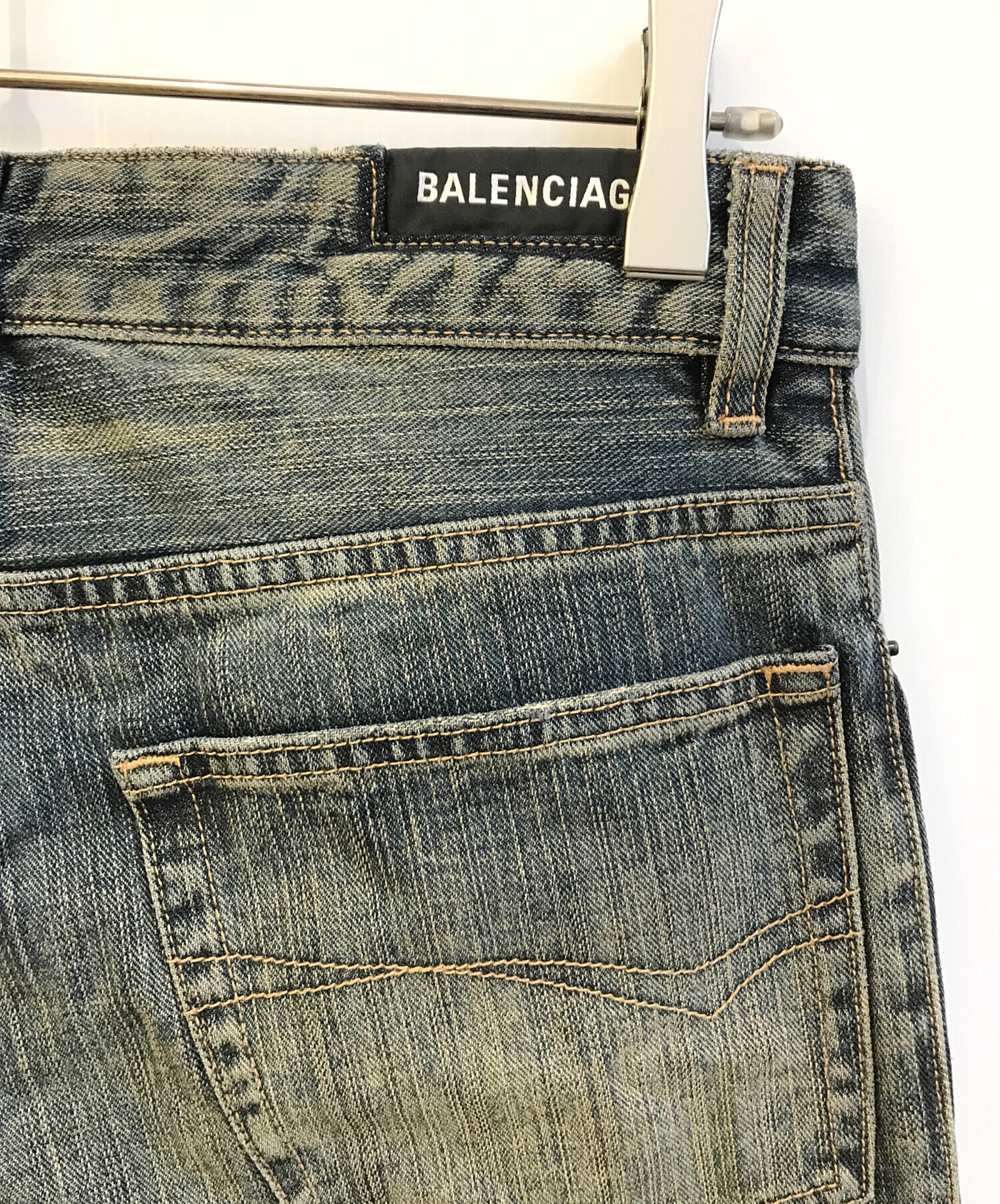 中古・古着通販】BALENCIAGA (バレンシアガ) ウォッシュド加工ブーツ