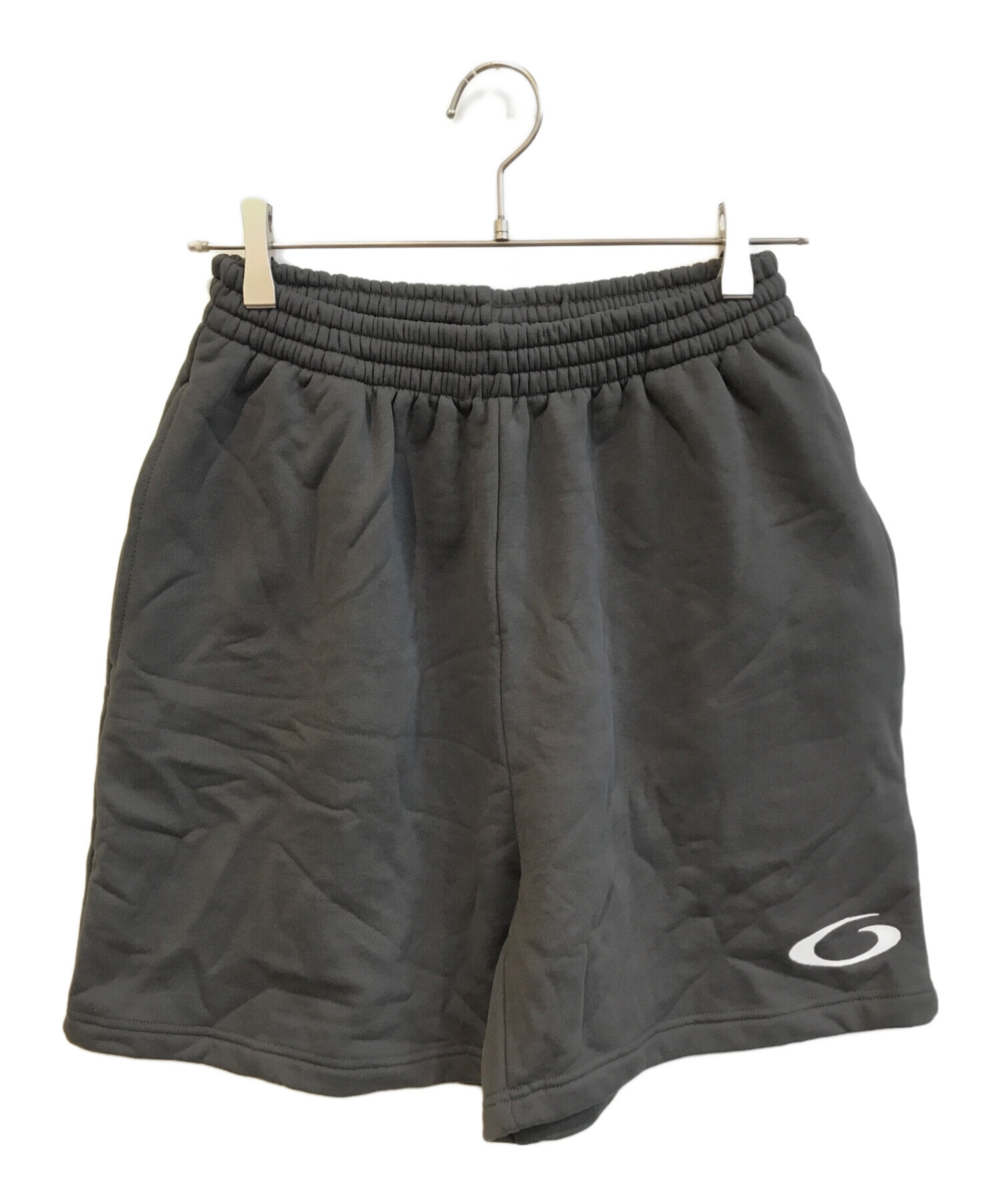 BALENCIAGA ロゴ刺繍 スウェットハーフパンツ 中古・古着通販】BALENCIAGA (バレンシアガ) ロゴ刺繍スウェットハーフ