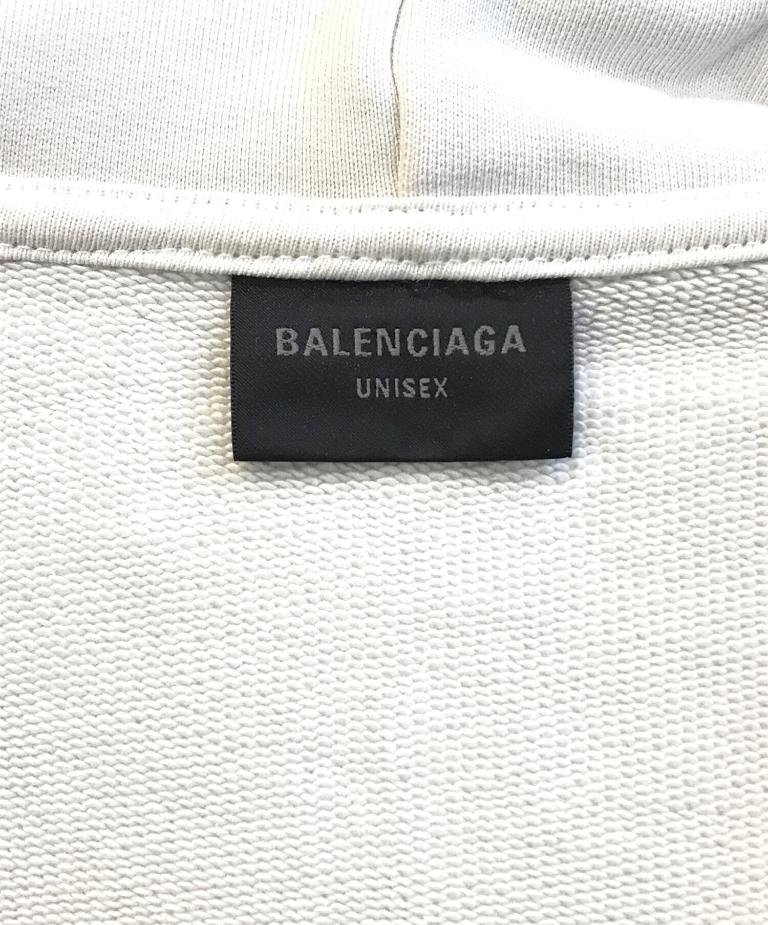 中古・古着通販】BALENCIAGA (バレンシアガ) LOOP LOGO ZIP HOODIE