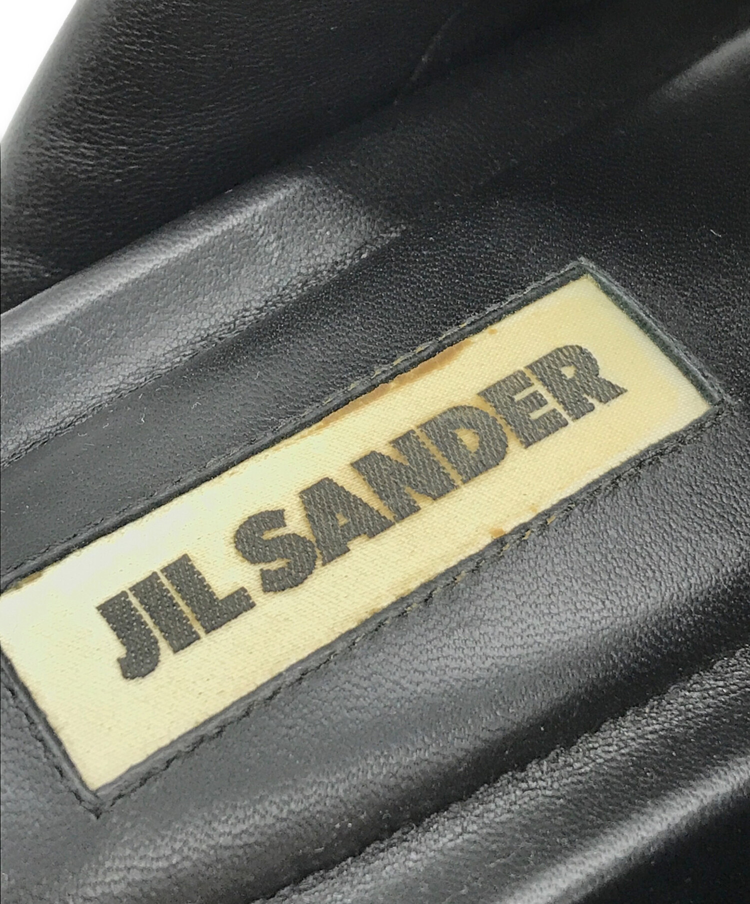 中古・古着通販】JIL SANDER (ジルサンダー) レザークロスサンダル