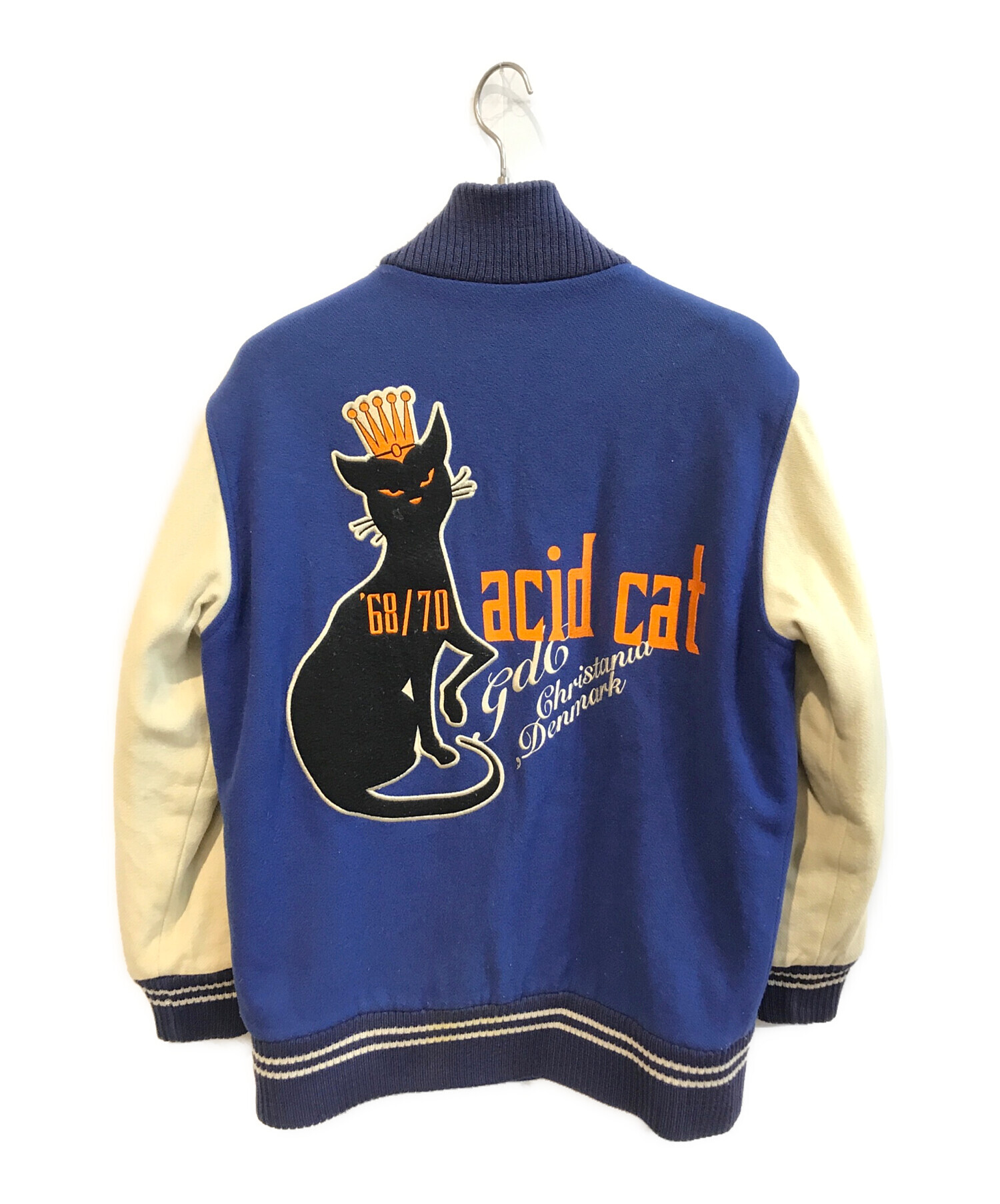 中古・古着通販】GDC (ジーディーシー) スタジャン ブルー サイズ:m