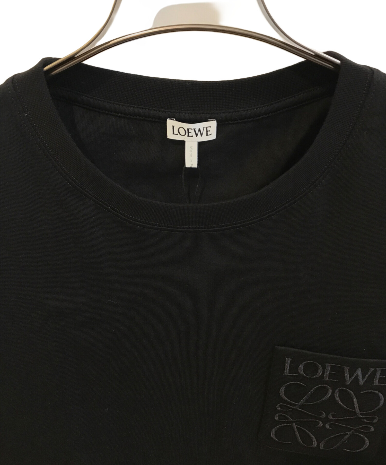 中古・古着通販】LOEWE (ロエベ) RELAXED FIT T-SHIRT ブラック サイズ 