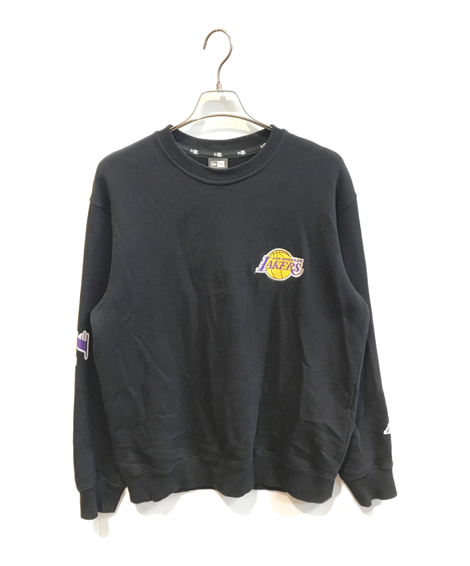 NEW NEW ERA ブラック スウェット Lサイズ ERA（ニューエラ）の 