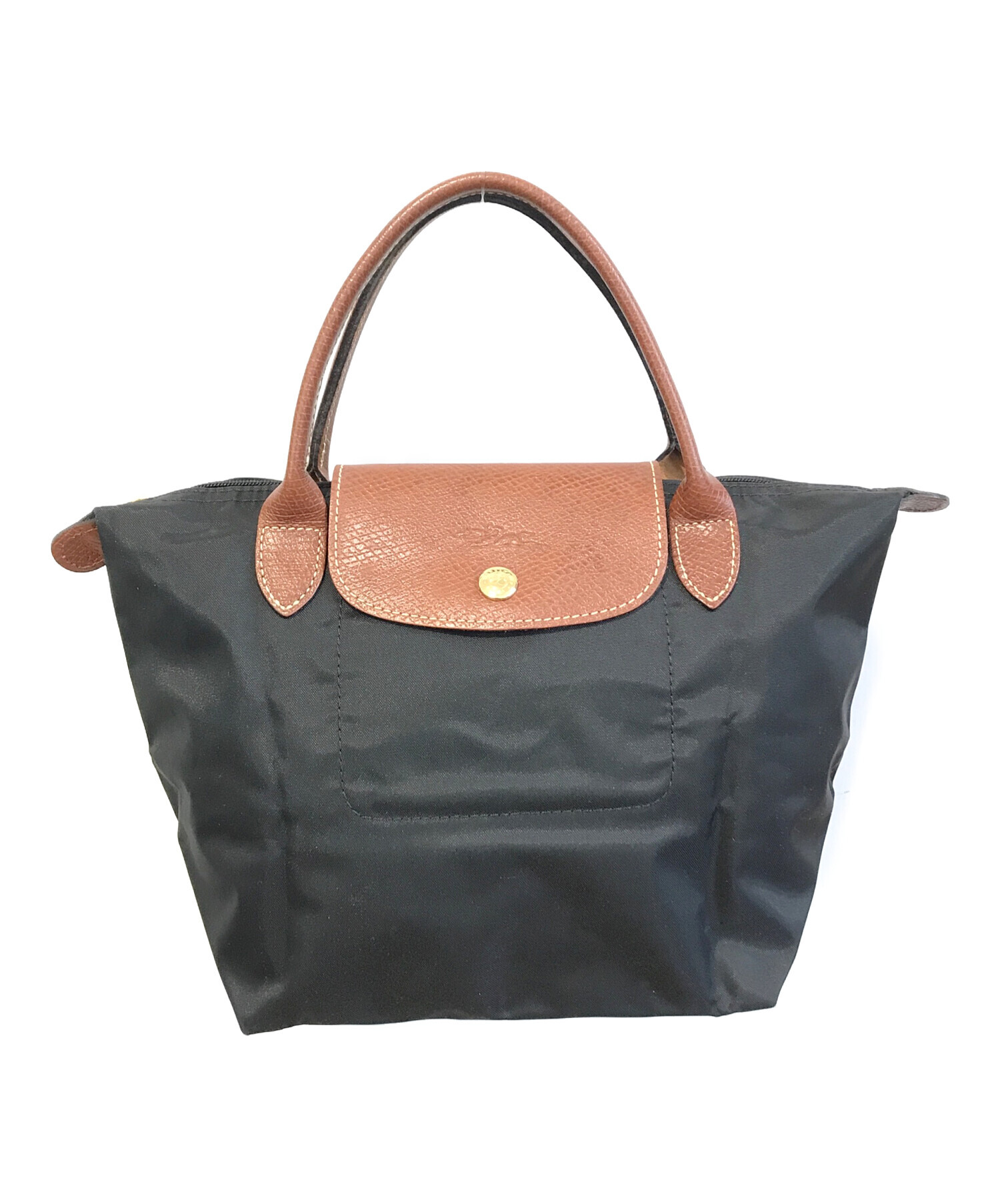 中古・古着通販】LONGCHAMP (ロンシャン) ナイロンハンドバッグ 