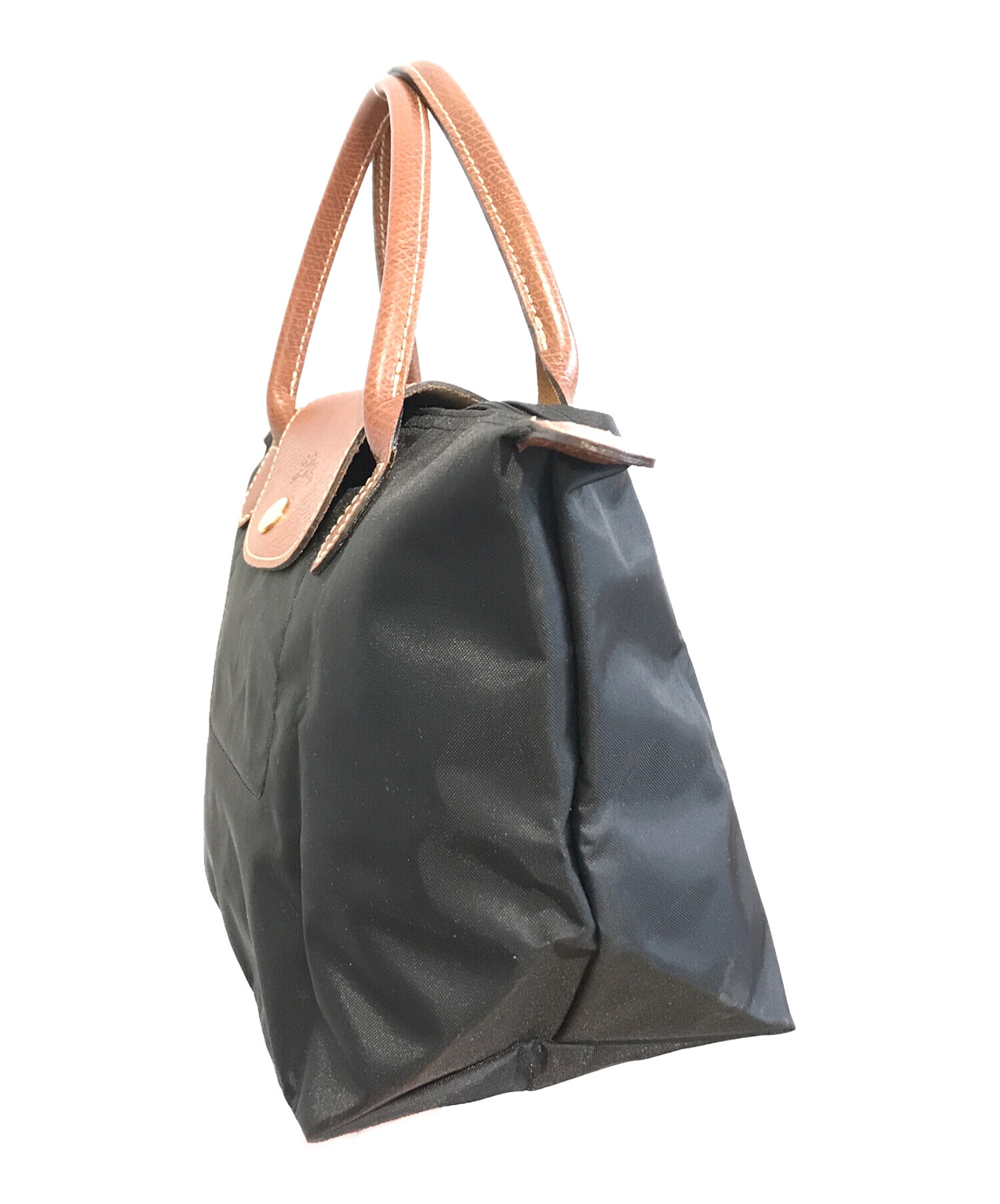 中古・古着通販】LONGCHAMP (ロンシャン) ナイロンハンドバッグ 