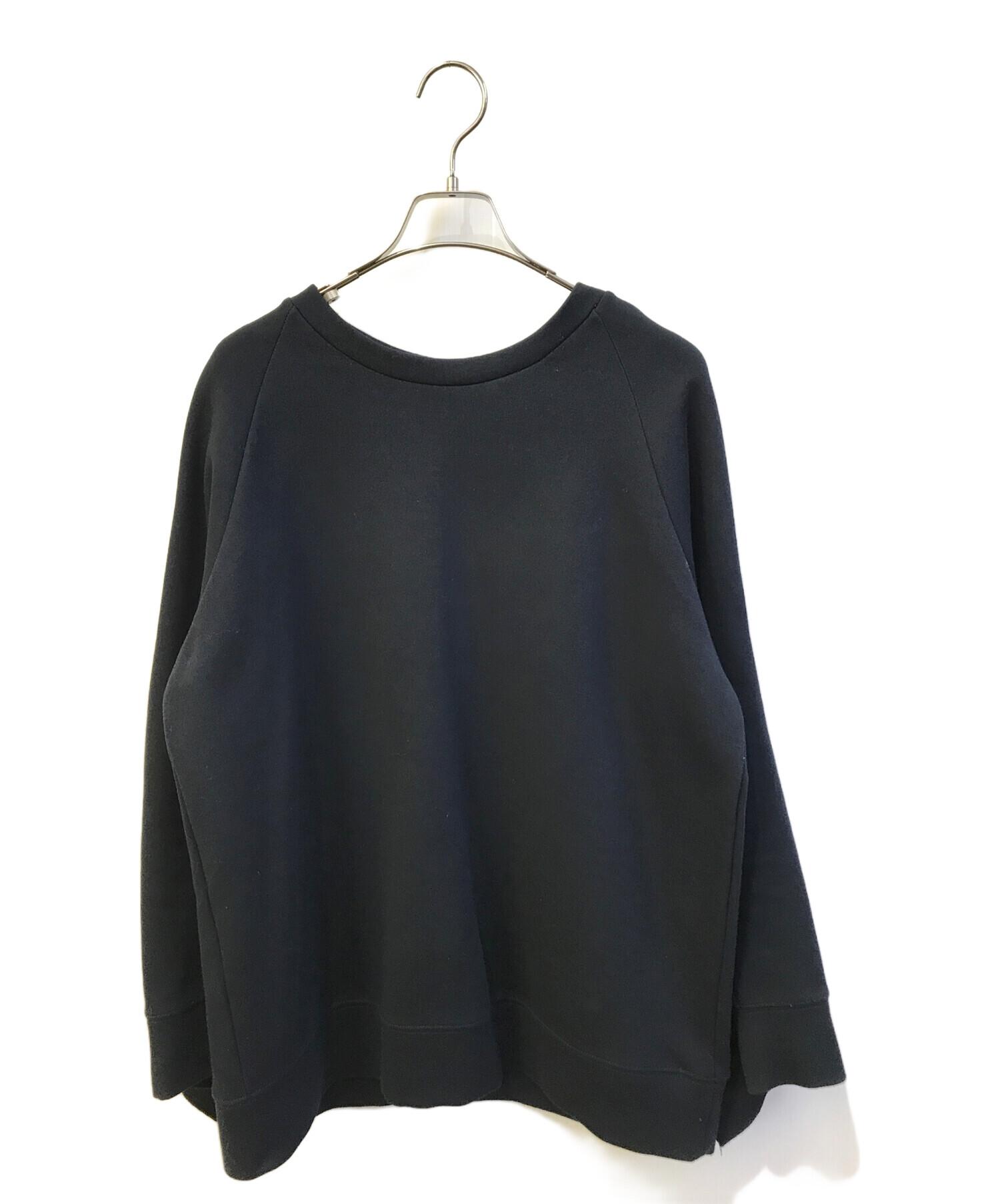 中古・古着通販】CLANE (クラネ) CARD BOARD BACK FRILL TOPS ネイビー 