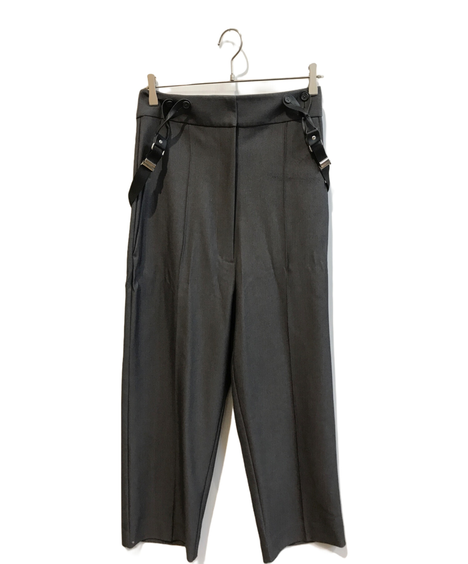 中古・古着通販】AKTE (アクテ) ストラップワイドパンツ123308020