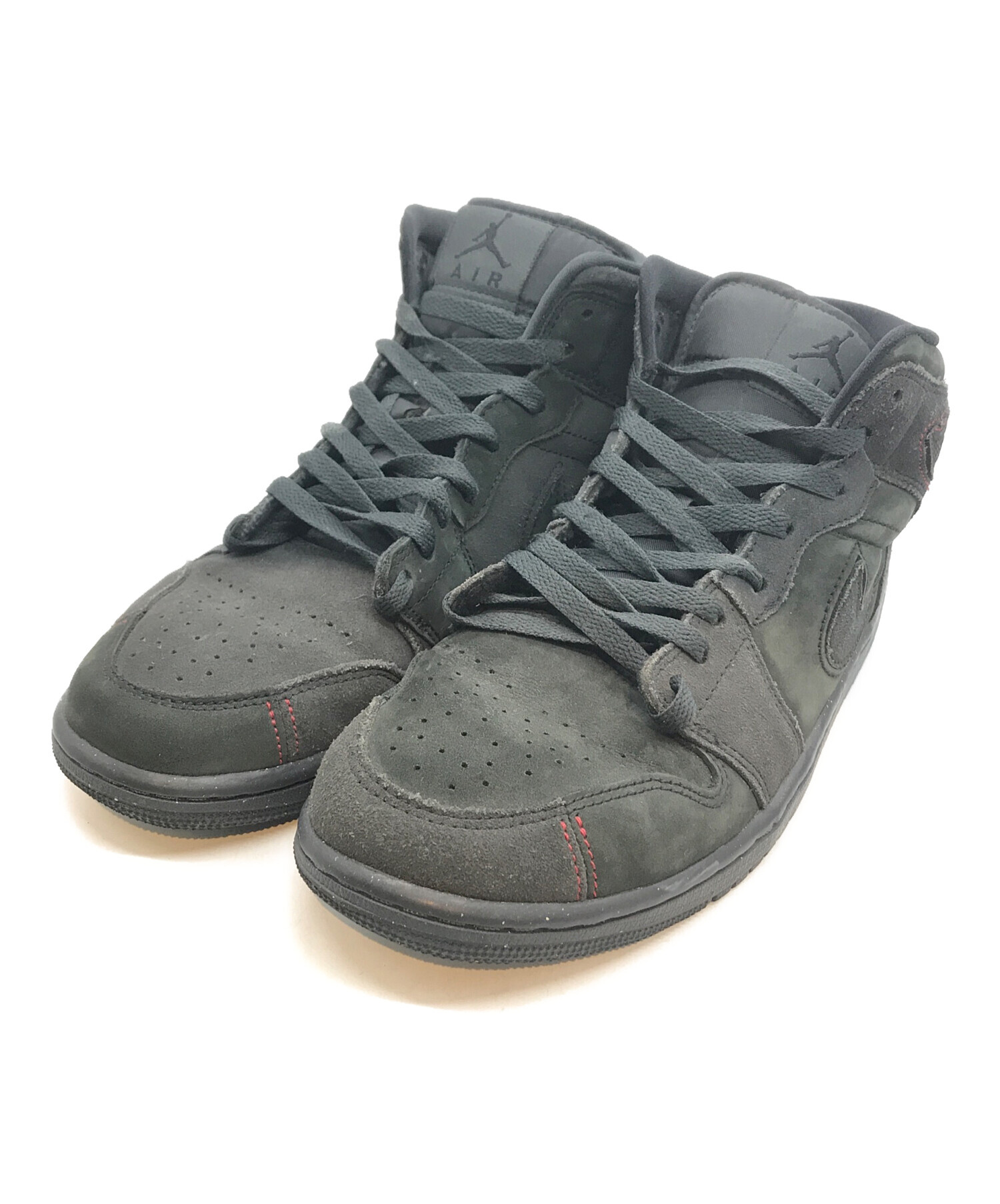 中古・古着通販】NIKE (ナイキ) AIR JORDAN 1 MID SE CRAFT ブラック
